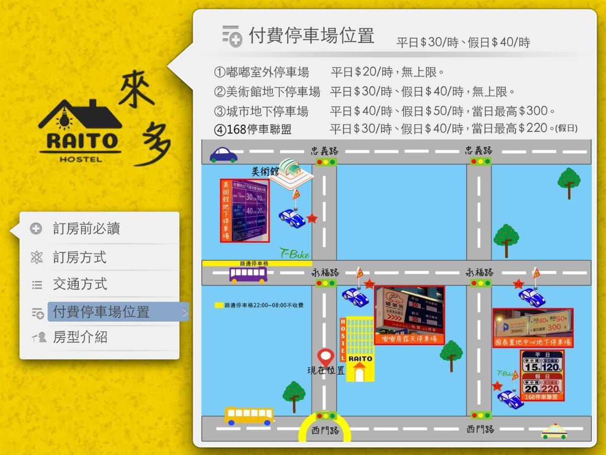 RAITO Hostel來多旅宿台南民宿 外观 照片